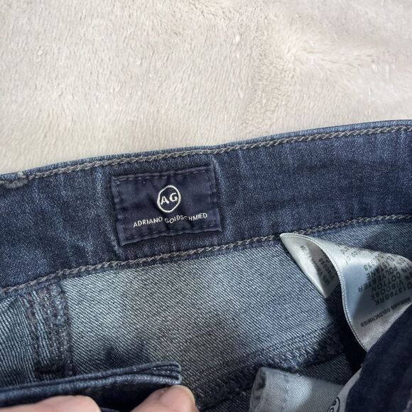 AG Adriano Goldschmied The Farrah Skinny Ankle Jeans Womens 29R High Rise Dark - Picture 11 of 15